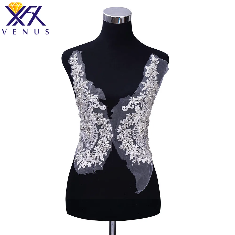 XFX VENUS 5 Pair Handmade Dress Applique Rhinestones Crystal Patch Beaded Applique Beads Fabric Patch Handcraft Apparel
XFX VENUS 5 Pair Handmade Dress Applique Rhinestones Crystal Patch Beaded Applique Beads Fabric Patch Handcraft Apparel