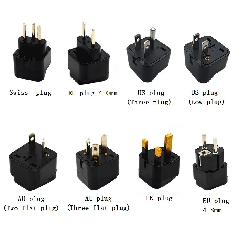 1PC Universal US UK AU EU Italy Swiss Plug Adaptor Travel Wall AC Power Charger Outlet Adapter Converter 2/3Pin Socket
1PC Universal US UK AU EU Italy Swiss Plug Adaptor Travel Wall AC Power Charger Outlet Adapter Converter 2/3Pin Socket