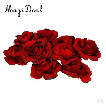 MagiDeal 50x Artificial Camellia Flower Heads Silk Rose Home Wedding Decor Wine Red
MagiDeal 50x Artificial Camellia Flower Heads Silk Rose Home Wedding Decor Wine Red