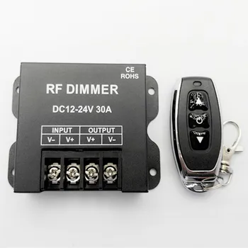 20PCS DC12-24V 30A Single Channel LED Dimmer Controller with 3Key Wirelss RF Remote Control for Single Color LED Striplight
20PCS DC12-24V 30A Single Channel LED Dimmer Controller with 3Key Wirelss RF Remote Control for Single Color LED Striplight