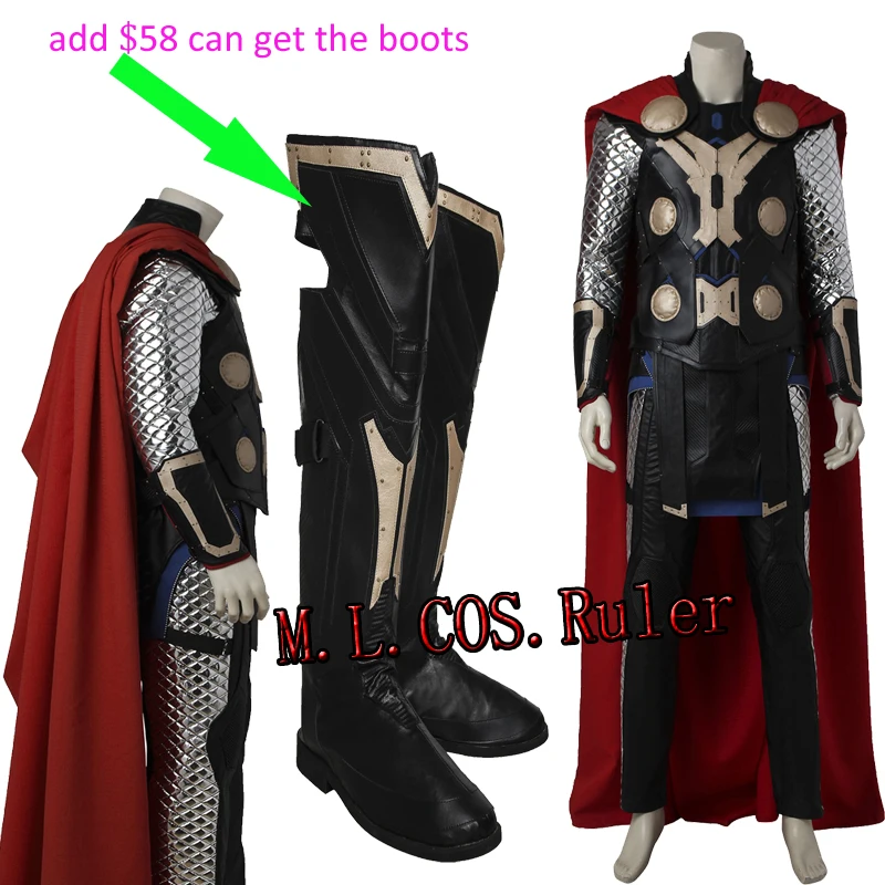 The Avengers Ultron Thor Odinson Cosplay Costume Superhero Outfit Full Set Halloween Party Custom Made Free Shipping
The Avengers Ultron Thor Odinson Cosplay Costume Superhero Outfit Full Set Halloween Party Custom Made Free Shipping