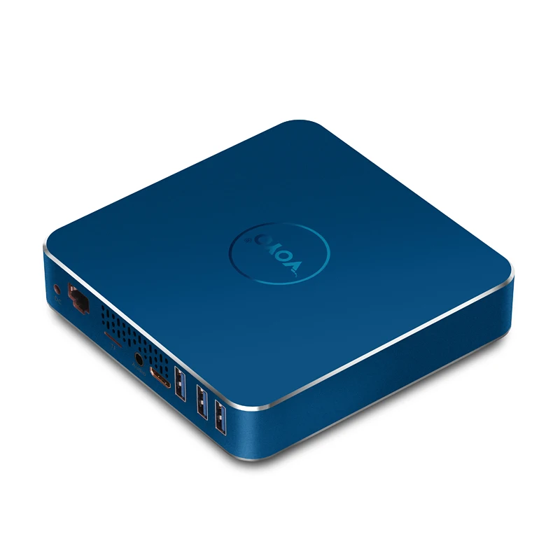 

Newest VOYO VMac Mini PC Intel Apollo N3450 License Windows 10 Pocket PC 4GB DDR3L RAM+120GB SSD USB3.0 4K HD output TV BOX