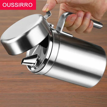 1pcs 304 stainless steel oiler visual oil leak edible oil tank sauce bottle spice bottle oiler vinegar bottle soy
1pcs 304 stainless steel oiler visual oil leak edible oil tank sauce bottle spice bottle oiler vinegar bottle soy