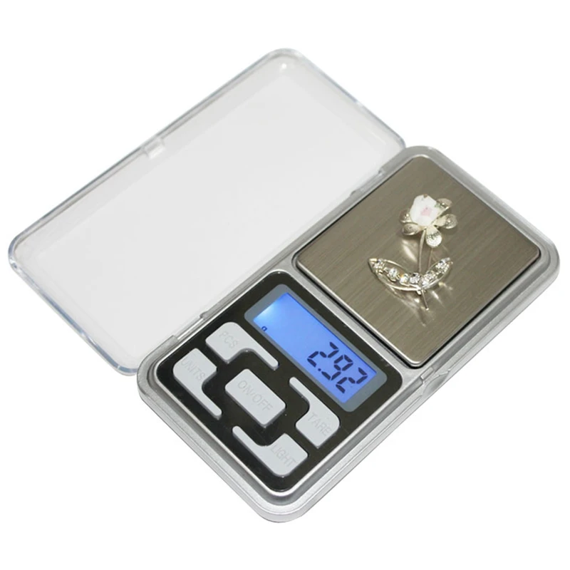 Mini Digital Pocket Scale LCD Display 200g 500g 0.01g Electronic Jewelry Scale Gold Diamend Balance Lab Scales
Mini Digital Pocket Scale LCD Display 200g 500g 0.01g Electronic Jewelry Scale Gold Diamend Balance Lab Scales
