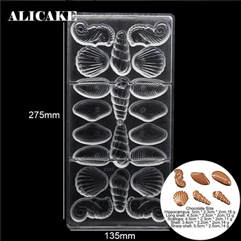 Chocolate Form Scallop Hippocampus Candy Mold Polycarbonate Baking Pastry Tools for Baker Decorating Cake Bakeware Dessert Mould
Chocolate Form Scallop Hippocampus Candy Mold Polycarbonate Baking Pastry Tools for Baker Decorating Cake Bakeware Dessert Mould