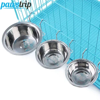 Pawstrip 3 Size Hanging Dog Bowl Stainless Steel Puppy Dog Cage Bowl Pet Dish Food Water Feeder
Pawstrip 3 Size Hanging Dog Bowl Stainless Steel Puppy Dog Cage Bowl Pet Dish Food Water Feeder