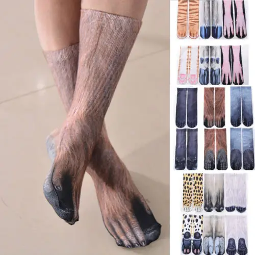 2019 New 3D Funny Animal Print Crew Socks Paw Feet Sublimated Print Novelty for Adult Women Men
2019 New 3D Funny Animal Print Crew Socks Paw Feet Sublimated Print Novelty for Adult Women Men