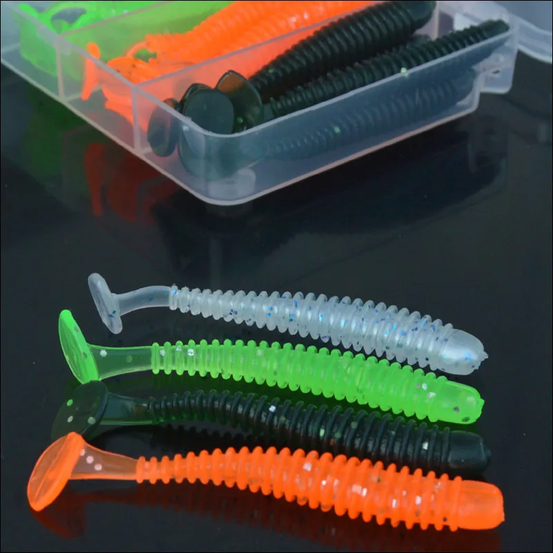 Fishing Lure Japan Series Screw Thread T-Tail Boot Tails Soft Bait 7cm/2g Worm 15 Pieces Bag Artificial Lures
Fishing Lure Japan Series Screw Thread T-Tail Boot Tails Soft Bait 7cm/2g Worm 15 Pieces Bag Artificial Lures