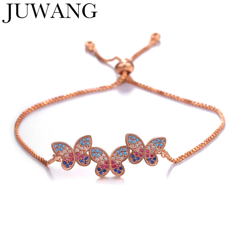 Copper Cubic Zirconia Butterfly Bracelet Bangles For Women Femme adjustable Chain Gold Silver Bracelets Pulseras Mujer Jewelry
Copper Cubic Zirconia Butterfly Bracelet Bangles For Women Femme adjustable Chain Gold Silver Bracelets Pulseras Mujer Jewelry