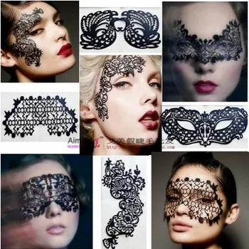 Fashion Creative Lace Eyeshadow Sticker 6 Deisgns Sexy Party Pub Hollow-out Face Sticker Temporary Tattoo Sticker
Fashion Creative Lace Eyeshadow Sticker 6 Deisgns Sexy Party Pub Hollow-out Face Sticker Temporary Tattoo Sticker