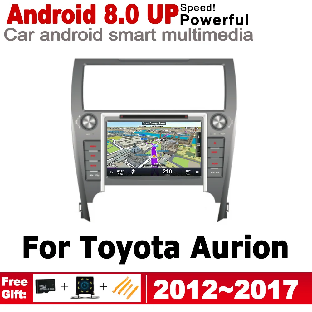 ZaiXi HD IPS Screen DSP Stereo Android 8.0 up For Toyota Aurion 2012~2017 Car GPS Navi Map 2 DIN multimedia player radio WiFi 
ZaiXi HD IPS Screen DSP Stereo Android 8.0 up For Toyota Aurion 2012~2017 Car GPS Navi Map 2 DIN multimedia player radio WiFi