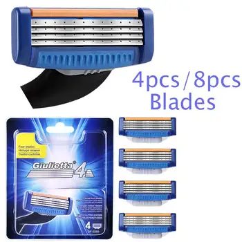 4pcs/8pcs Razor Blade For Men Face Care Shaving Safety,4layer Stainless Steel Shaver Cassette Fit For Gillettee Fusion Handle
4pcs/8pcs Razor Blade For Men Face Care Shaving Safety,4layer Stainless Steel Shaver Cassette Fit For Gillettee Fusion Handle