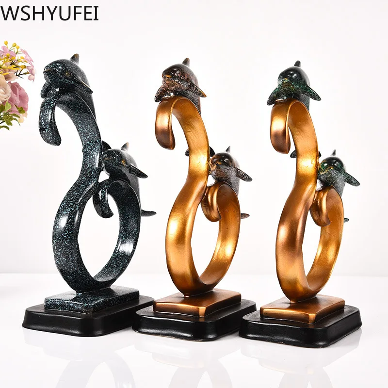Home decorations dolphin ornaments porch home living room study bedroom resin crafts wedding furnishings 
Home decorations dolphin ornaments porch home living room study bedroom resin crafts wedding furnishings