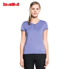 SNOWWOLF Outdoor Summer T-Shirt Quick Dry UV Protect Breathable Stretch Women Sport Ice For Running Camp Climb Hiking T Shirts
SNOWWOLF Outdoor Summer T-Shirt Quick Dry UV Protect Breathable Stretch Women Sport Ice For Running Camp Climb Hiking T Shirts