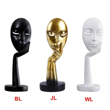 Nordic Style Lady Face Statues Thinker Collectible Figurine Abstract Sculpture Home Office Tabletop Decorations
Nordic Style Lady Face Statues Thinker Collectible Figurine Abstract Sculpture Home Office Tabletop Decorations