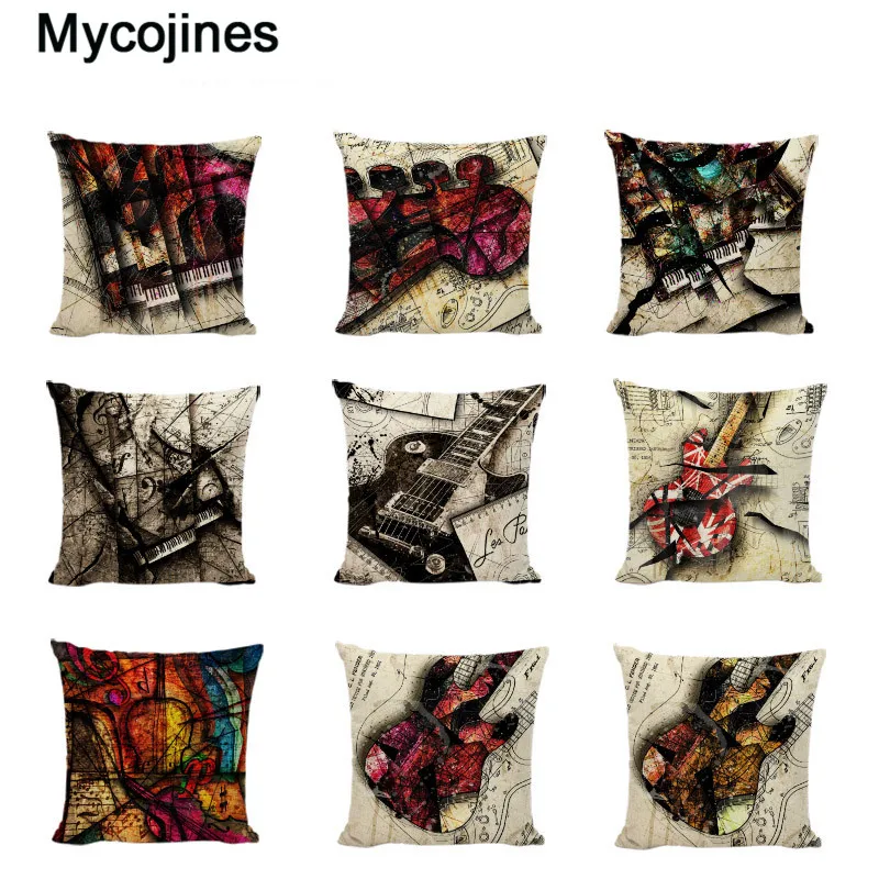 Gifts New Music Notes Print Cushion Covers Guitar Map Violin Lumbar Pillow Cover Camping Home Decor Living Room Linen Pillowcase
Gifts New Music Notes Print Cushion Covers Guitar Map Violin Lumbar Pillow Cover Camping Home Decor Living Room Linen Pillowcase