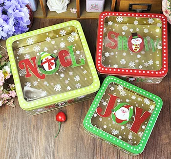 3pcs/set Christmas Style Tin Box Metal Storage Box Jewelry Case Candy Box food box with window
3pcs/set Christmas Style Tin Box Metal Storage Box Jewelry Case Candy Box food box with window