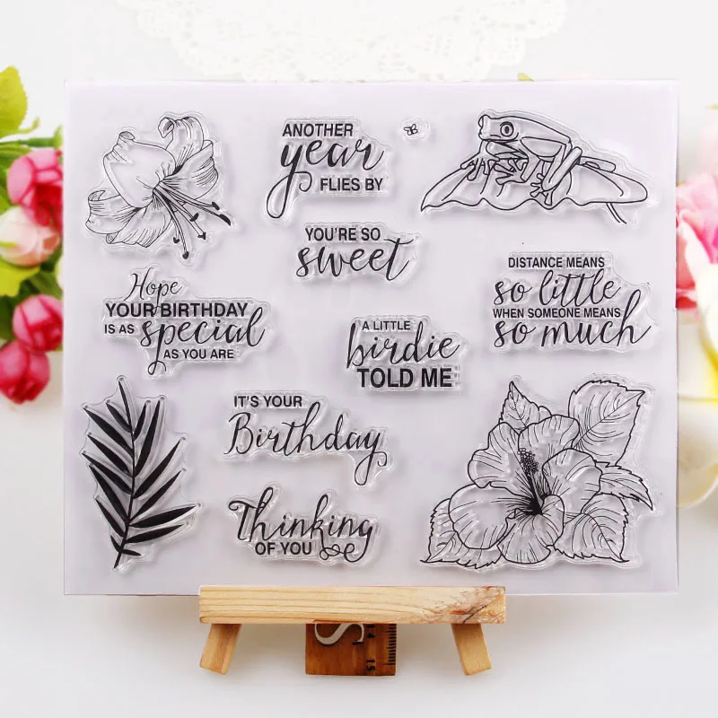 Eco-Friendly Silicone Transparent Stamps Flower,Music,The frame, Design For DIY Scrapbooking Card Making Decoration Supplies
Eco-Friendly Silicone Transparent Stamps Flower,Music,The frame, Design For DIY Scrapbooking Card Making Decoration Supplies