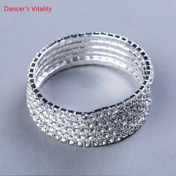 professional belly dance Spiral round diamond bracelet accessories dance accessories belly dance competition accessories
professional belly dance Spiral round diamond bracelet accessories dance accessories belly dance competition accessories
