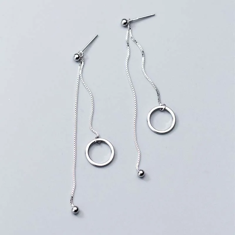 Fashion Small Bead Tassel Dangle Earrings For Women 925 Sterling Silver Jewelry Girl Simple Circle Long Chain Drop Earring Gift
Fashion Small Bead Tassel Dangle Earrings For Women 925 Sterling Silver Jewelry Girl Simple Circle Long Chain Drop Earring Gift
