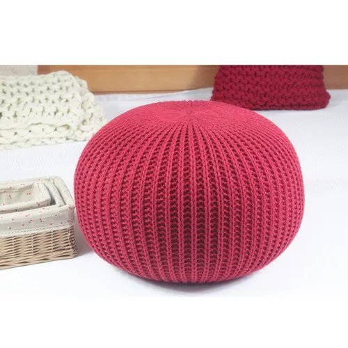 Ручная вязка шерстяная круглая подушка пуф напольный оттоманка|round cushion|pouf floorknitted