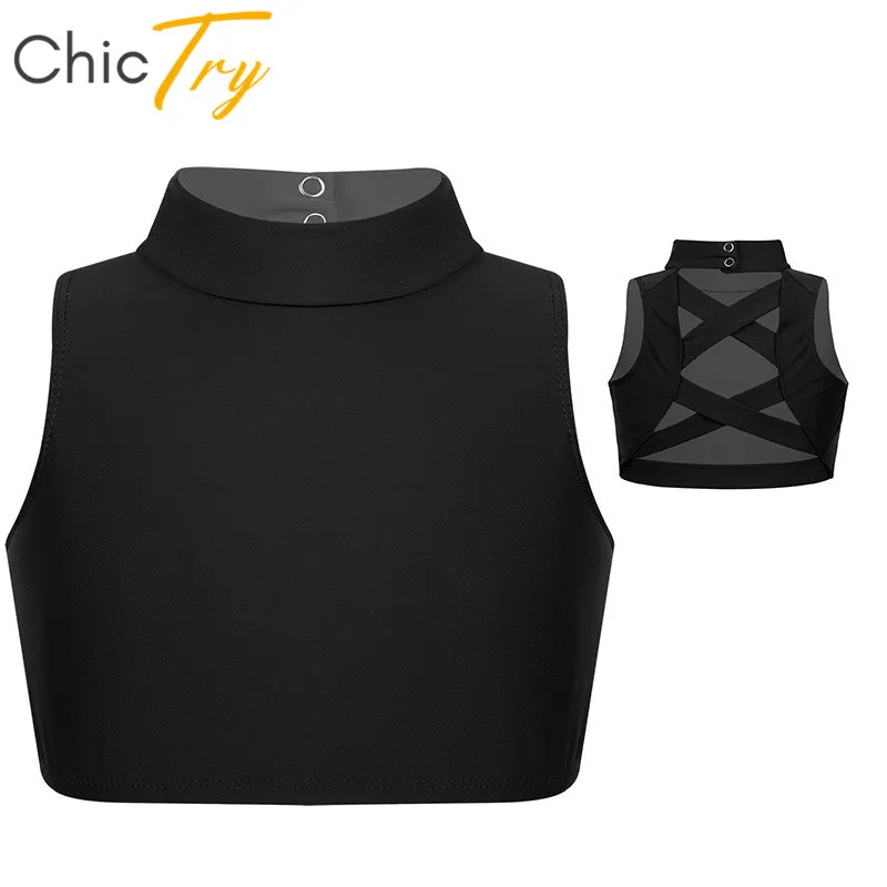 ChicTry Kids Teens Sleeveless Ballet Tops Workout Gymnastics Dance Wear Girls Strappy Back Stretchy Crop Top Stage Dance Costume
ChicTry Kids Teens Sleeveless Ballet Tops Workout Gymnastics Dance Wear Girls Strappy Back Stretchy Crop Top Stage Dance Costume