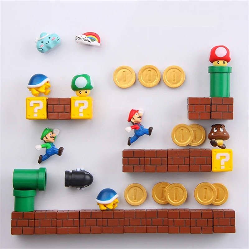 DIY Mario Fridge Sticker Japanese Classic Game Homemade Level Childhood Memory Sticker
DIY Mario Fridge Sticker Japanese Classic Game Homemade Level Childhood Memory Sticker