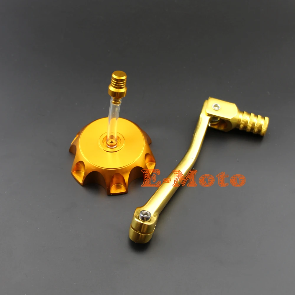 Gold FOLDING SHIFTER SHIFT LEVER Gas Fuel Tank Cap Cover For Chinese 110 125 140 cc Pit Dirt Bike
Gold FOLDING SHIFTER SHIFT LEVER Gas Fuel Tank Cap Cover For Chinese 110 125 140 cc Pit Dirt Bike
