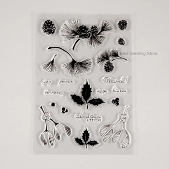 winter christmas plant clear stamps pine cone scrapbooking stamps papercraft decoration
winter christmas plant clear stamps pine cone scrapbooking stamps papercraft decoration