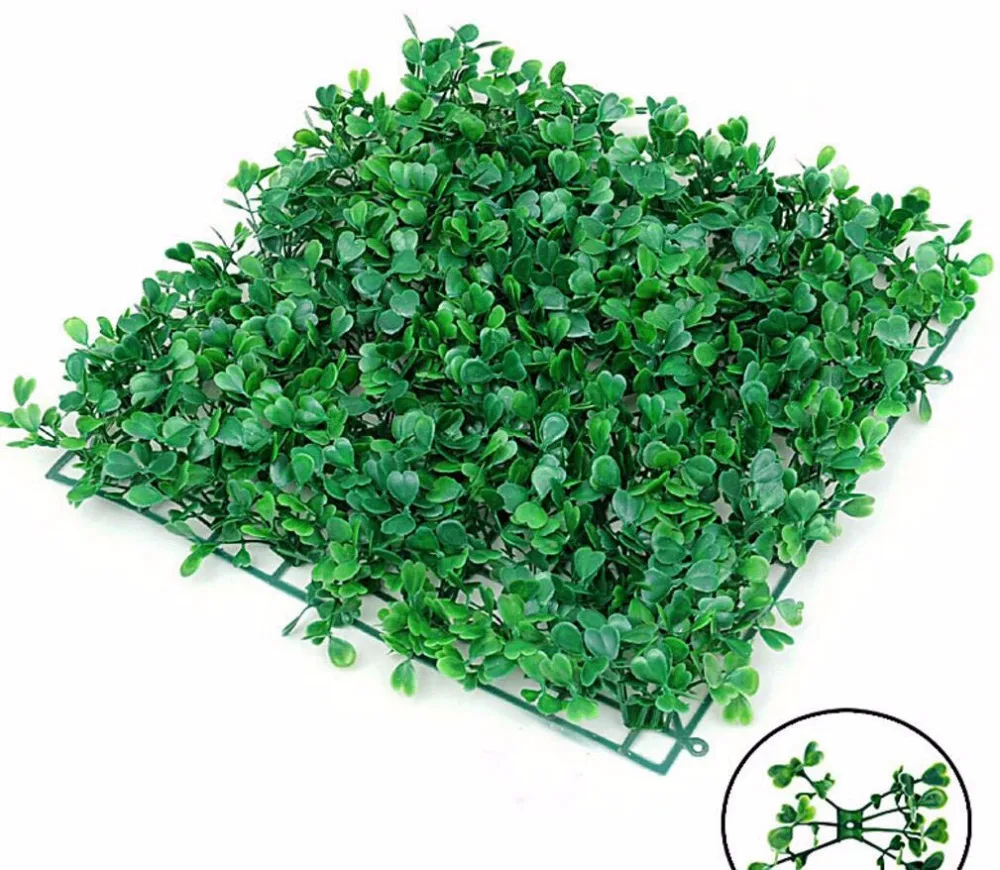 Image 10pcs 25*25cm Artificial Lawn Turf Plant Artificial Grass Lawns Carpet Sod Garden Decoration House Ornaments Plastic Turf Carpet