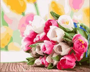Tulip Valentine's Day gift painting by numbers on canvas wall pictures for living room home decor
Tulip Valentine's Day gift painting by numbers on canvas wall pictures for living room home decor