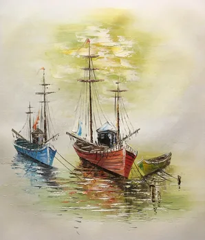 Hand Painted Modern Oil Painting on Canvas Painting Sailing Ship Over Wavng Water Canvas Painting Wall Pictures for Living Room
Hand Painted Modern Oil Painting on Canvas Painting Sailing Ship Over Wavng Water Canvas Painting Wall Pictures for Living Room