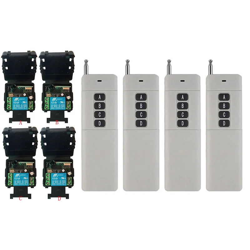 3000M Long Range DC12V 24V 1CH 1 CH 10A RF Wireless Remote Control Switch System Transmitter+Receiver Garage Doors shutters
3000M Long Range DC12V 24V 1CH 1 CH 10A RF Wireless Remote Control Switch System Transmitter+Receiver Garage Doors shutters