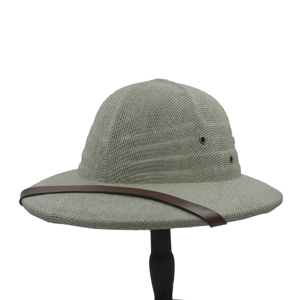 100% Straw Helmet Pith Bucket Hats For Women Men Fedora Vietnam War Army Sun Hat Dad Boater Hats Safari Jungle Miners Cap
100% Straw Helmet Pith Bucket Hats For Women Men Fedora Vietnam War Army Sun Hat Dad Boater Hats Safari Jungle Miners Cap