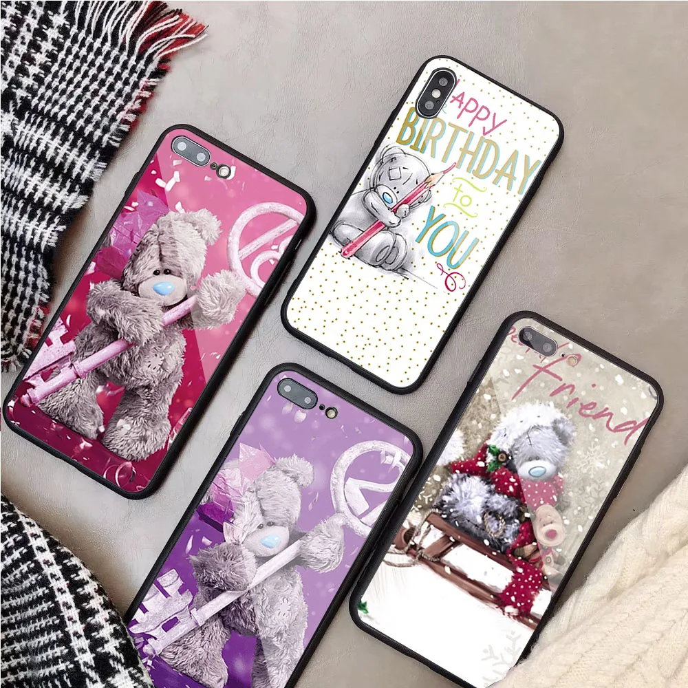 For iPhone 5 5C 5S SE 6 6plus 7 7plus 8 8plus X XR XS Max Tatty Teddy Me To You Bear Luxury toughened glass phone case
For iPhone 5 5C 5S SE 6 6plus 7 7plus 8 8plus X XR XS Max Tatty Teddy Me To You Bear Luxury toughened glass phone case