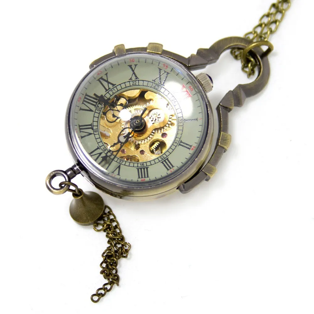 Antique Rolling Ball Design Roman Numerals Automatic Mechanical Pocket Watch Vintage Steampunk Necklace Pendant Fob Chain Clock
Antique Rolling Ball Design Roman Numerals Automatic Mechanical Pocket Watch Vintage Steampunk Necklace Pendant Fob Chain Clock