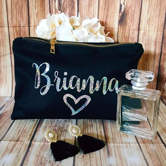 personalized glitter silver Bridesmaid Make Up comestic Bags Maid of Honour Bridal vanity case wedding Party Bags gifts
personalized glitter silver Bridesmaid Make Up comestic Bags Maid of Honour Bridal vanity case wedding Party Bags gifts
