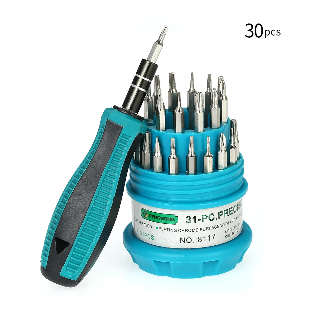 31Pcs Screwdriver Kit Small Mini Combination Universal DIY Hand Tool Set Dismountable Antiskid Handle Multifunction Repair
31Pcs Screwdriver Kit Small Mini Combination Universal DIY Hand Tool Set Dismountable Antiskid Handle Multifunction Repair