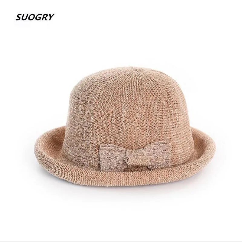 SUOGRY Spring Summer Hat Women Sun Hat Bow Basin Cap Female Cap Elegant Breathable Visor Sun Cap Lady Leisure Cap Femme
SUOGRY Spring Summer Hat Women Sun Hat Bow Basin Cap Female Cap Elegant Breathable Visor Sun Cap Lady Leisure Cap Femme