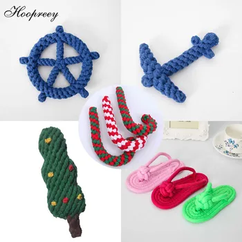 Cotton Rope Dog Toys Bite-resistant Rope Bite Toys for Small Puppy Dogs Chihuahua Teddy Anchor Christmas Cane Designs Pet Toy 15
Cotton Rope Dog Toys Bite-resistant Rope Bite Toys for Small Puppy Dogs Chihuahua Teddy Anchor Christmas Cane Designs Pet Toy 15