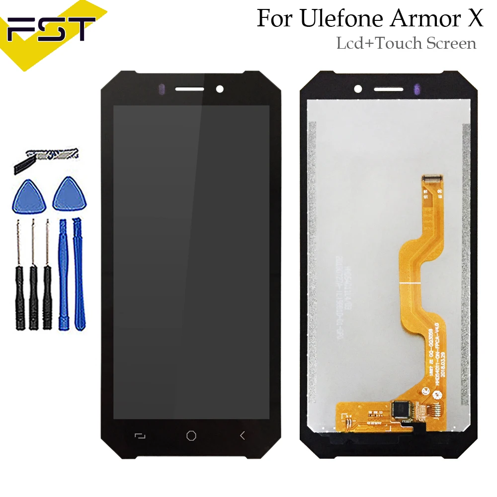 Black For Ulefone Armor X LCD Display and Touch Screen +Tools And Adhesive 5.5" For Ulefone Armor X Mobile Phone Accessories
Black For Ulefone Armor X LCD Display and Touch Screen +Tools And Adhesive 5.5" For Ulefone Armor X Mobile Phone Accessories