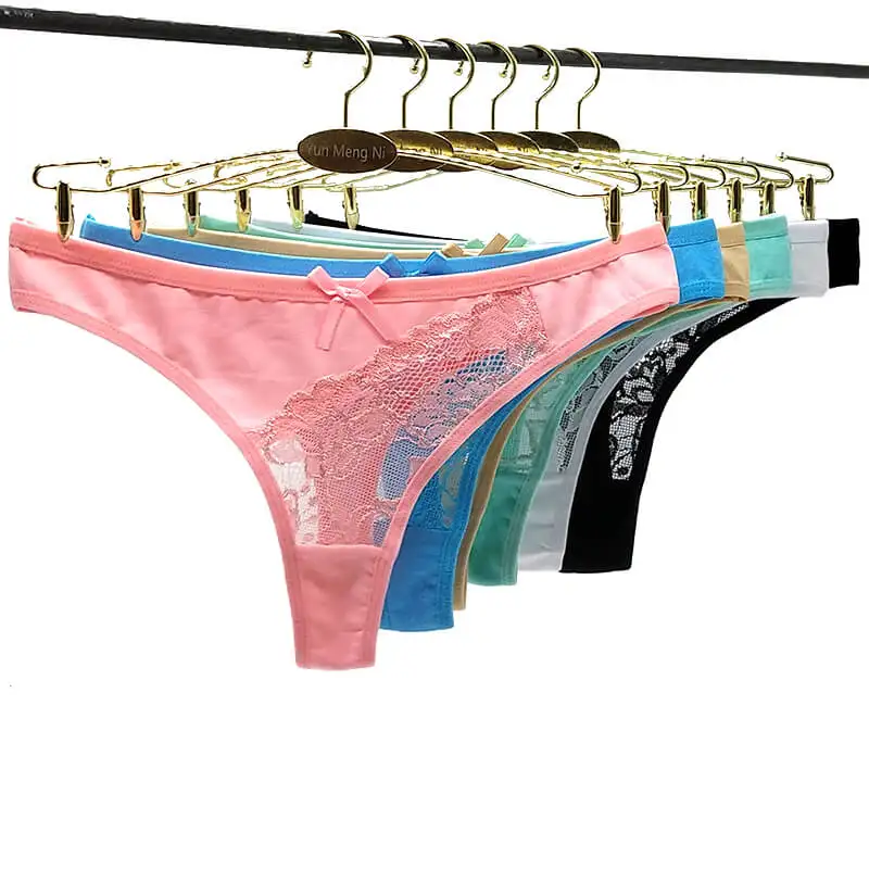 Pack of 12 Low Rise Half Laced Lady Thong Cotton G-String Sexy Lady Panties Girl T-back Hot lingerie Wholesale Women Underwear
Pack of 12 Low Rise Half Laced Lady Thong Cotton G-String Sexy Lady Panties Girl T-back Hot lingerie Wholesale Women Underwear