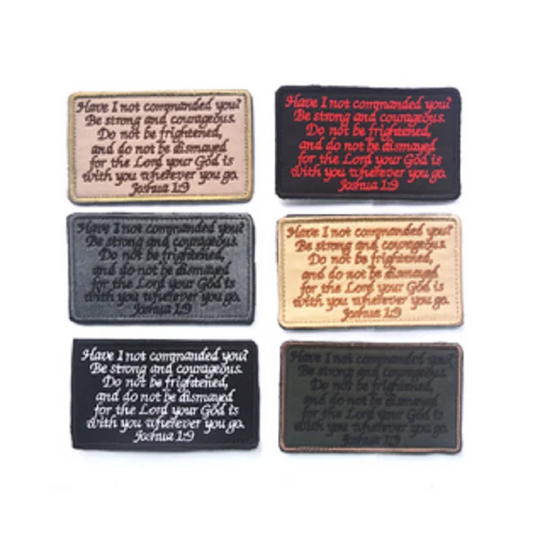 Embroidery Badge The Bible AMRY Tactical Patch Hook & Loop Patches For Clothing Jacket Hat Backpack Bag
Embroidery Badge The Bible AMRY Tactical Patch Hook & Loop Patches For Clothing Jacket Hat Backpack Bag