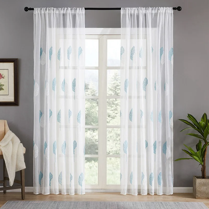 New Nordic Style Double Colors Embroidery Window Curtain Tulle Window Curtains for Living Room Bedroom
New Nordic Style Double Colors Embroidery Window Curtain Tulle Window Curtains for Living Room Bedroom