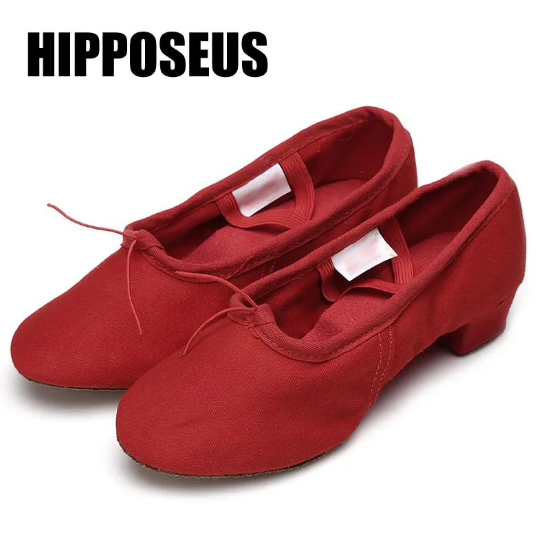 Ballet Shoes Woman Dance Shoes Canvas Soft Bottom Square Low Heel Dancing Shoes Pink/Black/Red Women's Exercise Girls Kids Shoes
Ballet Shoes Woman Dance Shoes Canvas Soft Bottom Square Low Heel Dancing Shoes Pink/Black/Red Women's Exercise Girls Kids Shoes