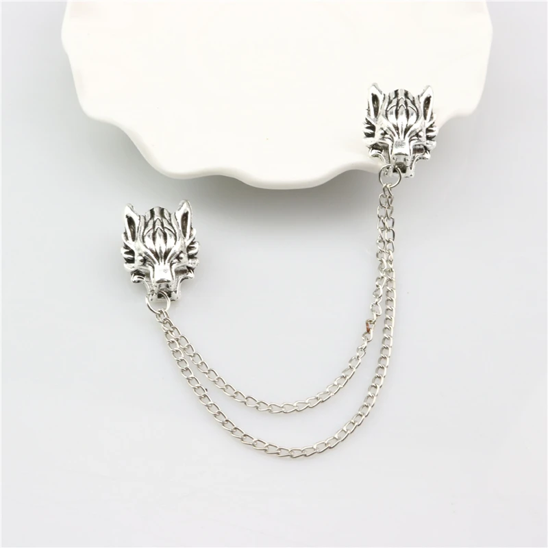 1 pc Broche Pin Brooches For Men 's Suit Brooch Collar Decorated Wolf Head Shirt Accessories Tide Corsage Men's accessories
1 pc Broche Pin Brooches For Men 's Suit Brooch Collar Decorated Wolf Head Shirt Accessories Tide Corsage Men's accessories