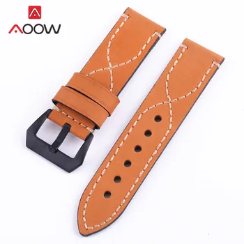 Crazy Horse Genuine Leather Watchband 20mm 22mm 24mm 26mm Handmade Sewing Men Replacement Bracelet Band Strap for Panerai
Crazy Horse Genuine Leather Watchband 20mm 22mm 24mm 26mm Handmade Sewing Men Replacement Bracelet Band Strap for Panerai