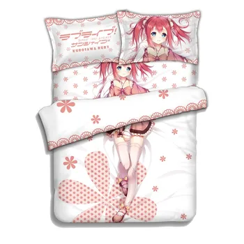 Love Live!Sunshine!! Japanese Anime Bed Sheet or Duvet Cover with Two Pillow cases bedding Linen CP160418
Love Live!Sunshine!! Japanese Anime Bed Sheet or Duvet Cover with Two Pillow cases bedding Linen CP160418
