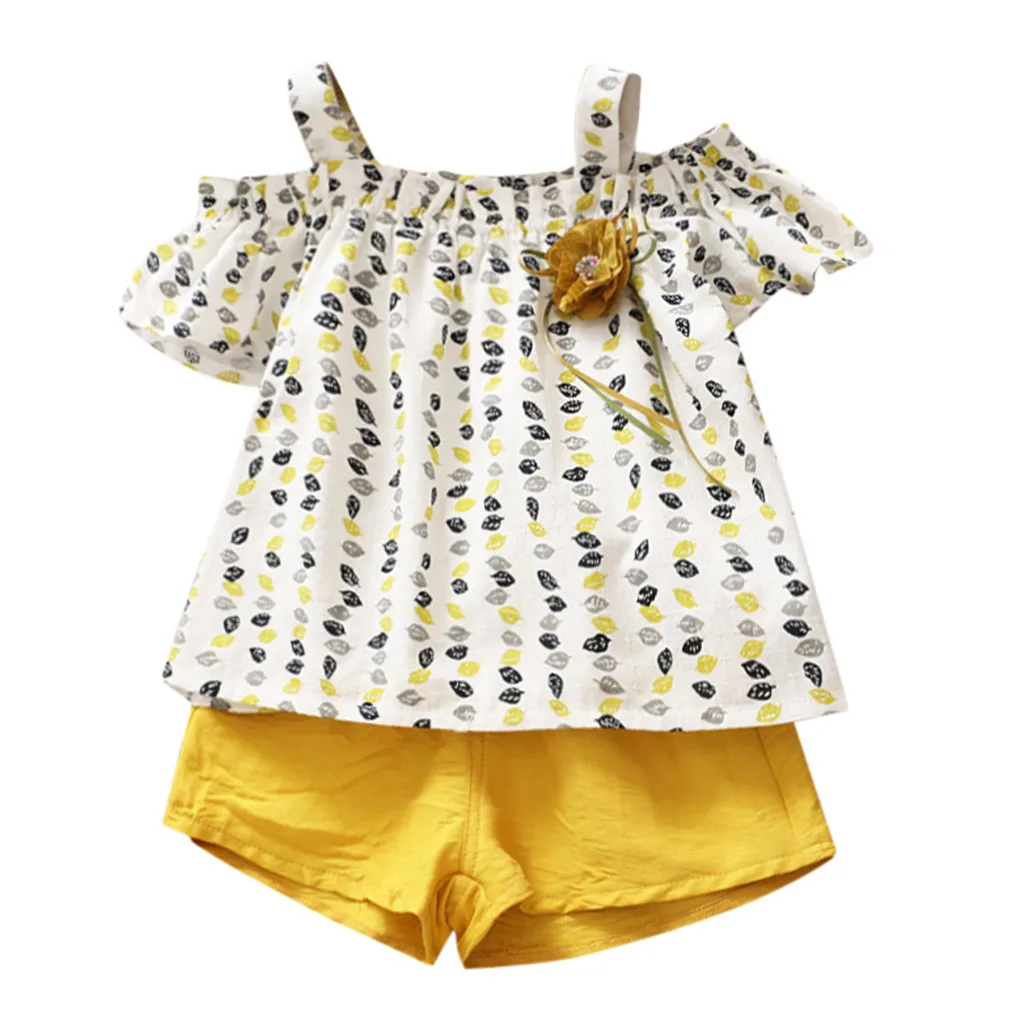 2019 baby Children clothes Set Infant Kids Outfit Kids Girl Off Shoulder Ruched Floral Tops Solid Short Pants Outfits set
2019 baby Children clothes Set Infant Kids Outfit Kids Girl Off Shoulder Ruched Floral Tops Solid Short Pants Outfits set