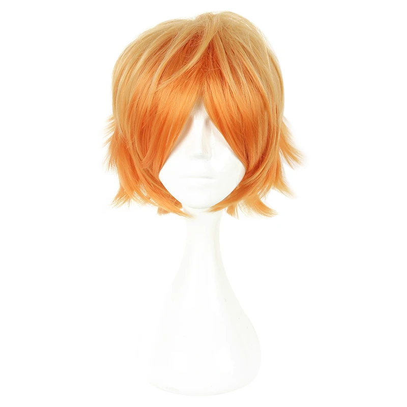 MCOSER 30cm Short Synthetic Orange Mix Color 100% High Temperature Fiber Hair Heat Resistent Wigs WIG-658A
MCOSER 30cm Short Synthetic Orange Mix Color 100% High Temperature Fiber Hair Heat Resistent Wigs WIG-658A